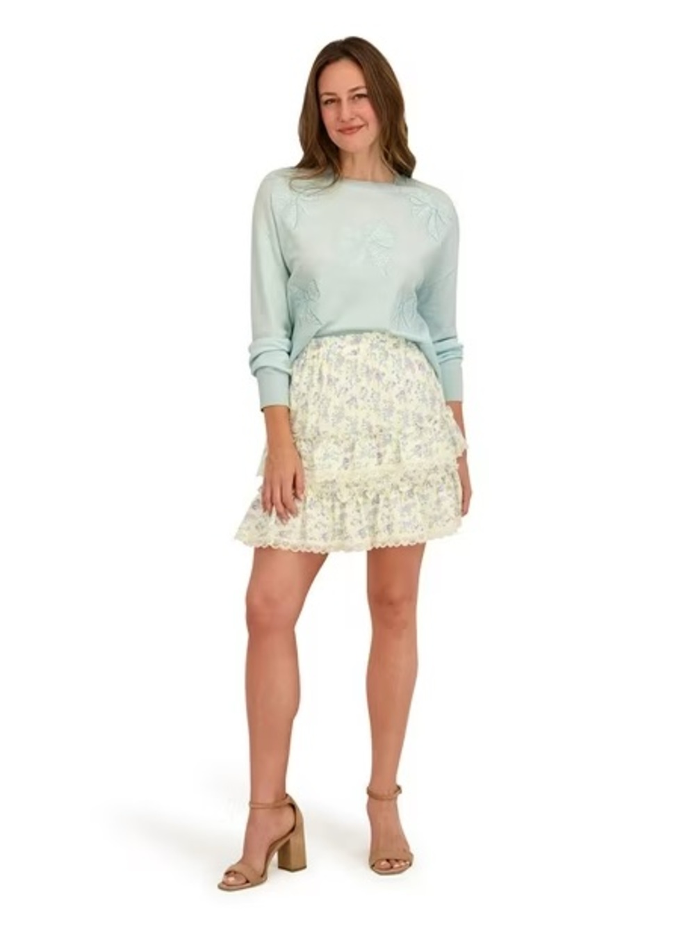 Netflix Bridgerton Women's Tiered Mini Skirt